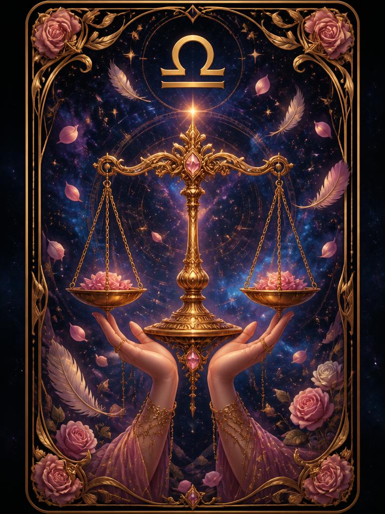 Libra sample aura card