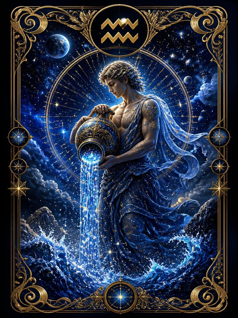 Aquarius sample aura card
